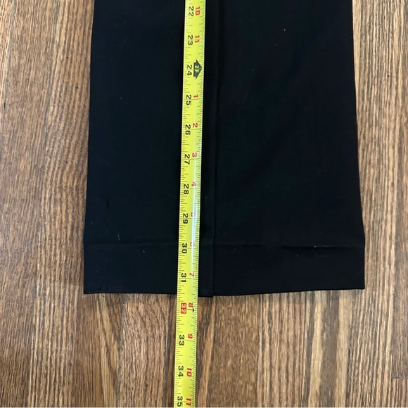 BEBE Vintage Bib Button Front Trouser Pants Size 4 Black 90’s Y2K Grunge - Picture 14 of 15